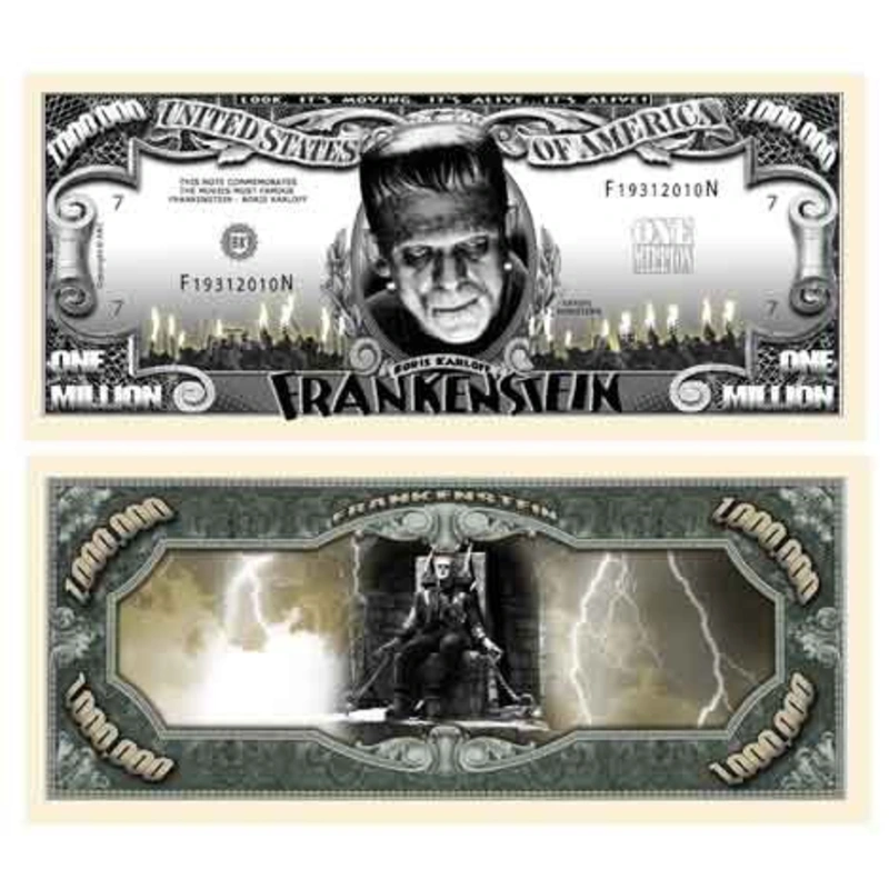 (10) Frankenstein Million Dollar Bill