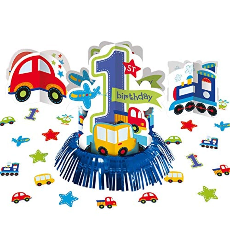 “All Aboard Boy” Table Decorating Kit, Birthday